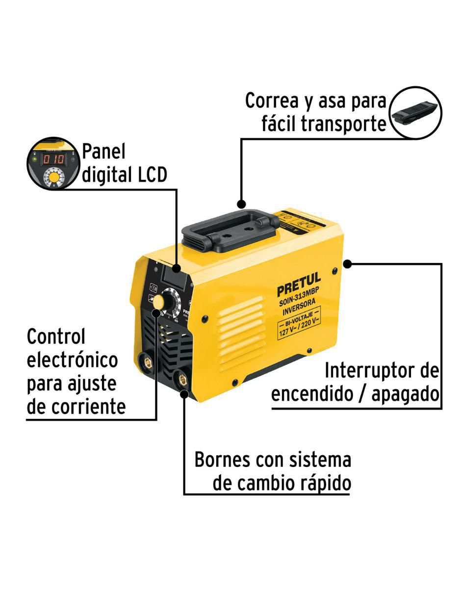 Soldadora Inver Bivoltaje 130 A 2