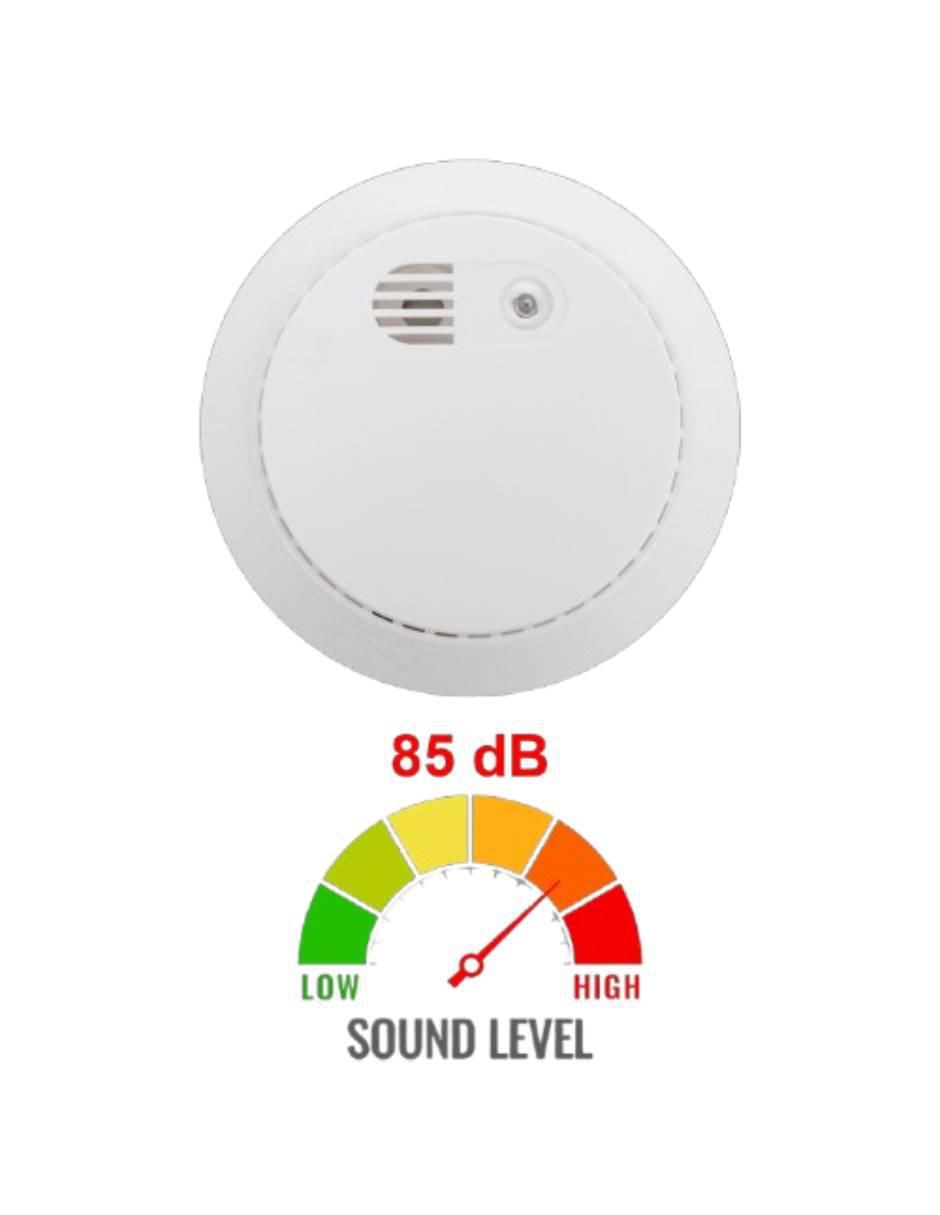 Alarma de seguridad de humo Calinuniuni 4