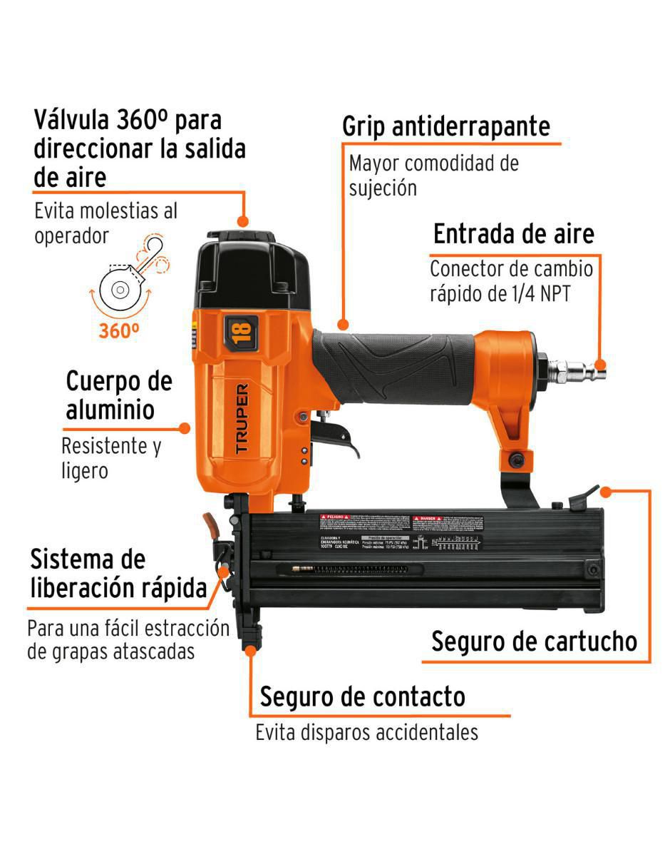 Engrapadora neumática grapas 22/6 3