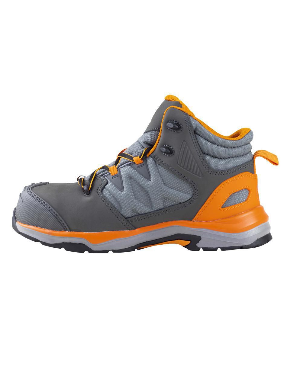 Bota industrial de cuero y tela 3