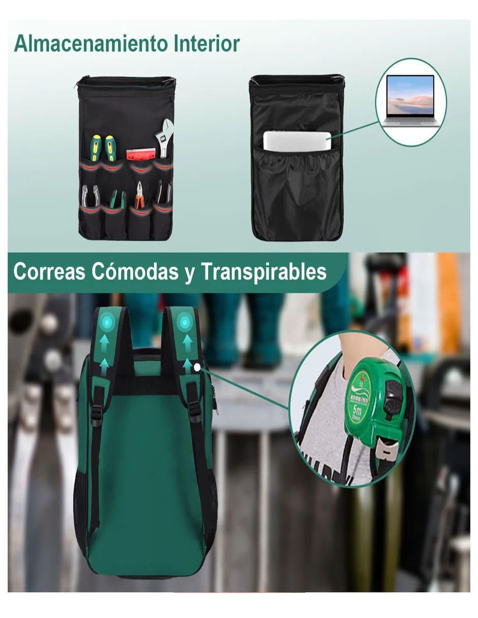 Mochila de herramientas 12 compartimentos 5