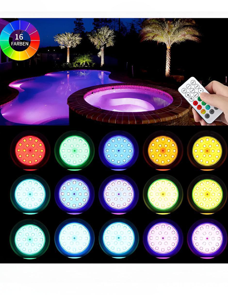 Lámpara led para piscina led 1 pieza 2