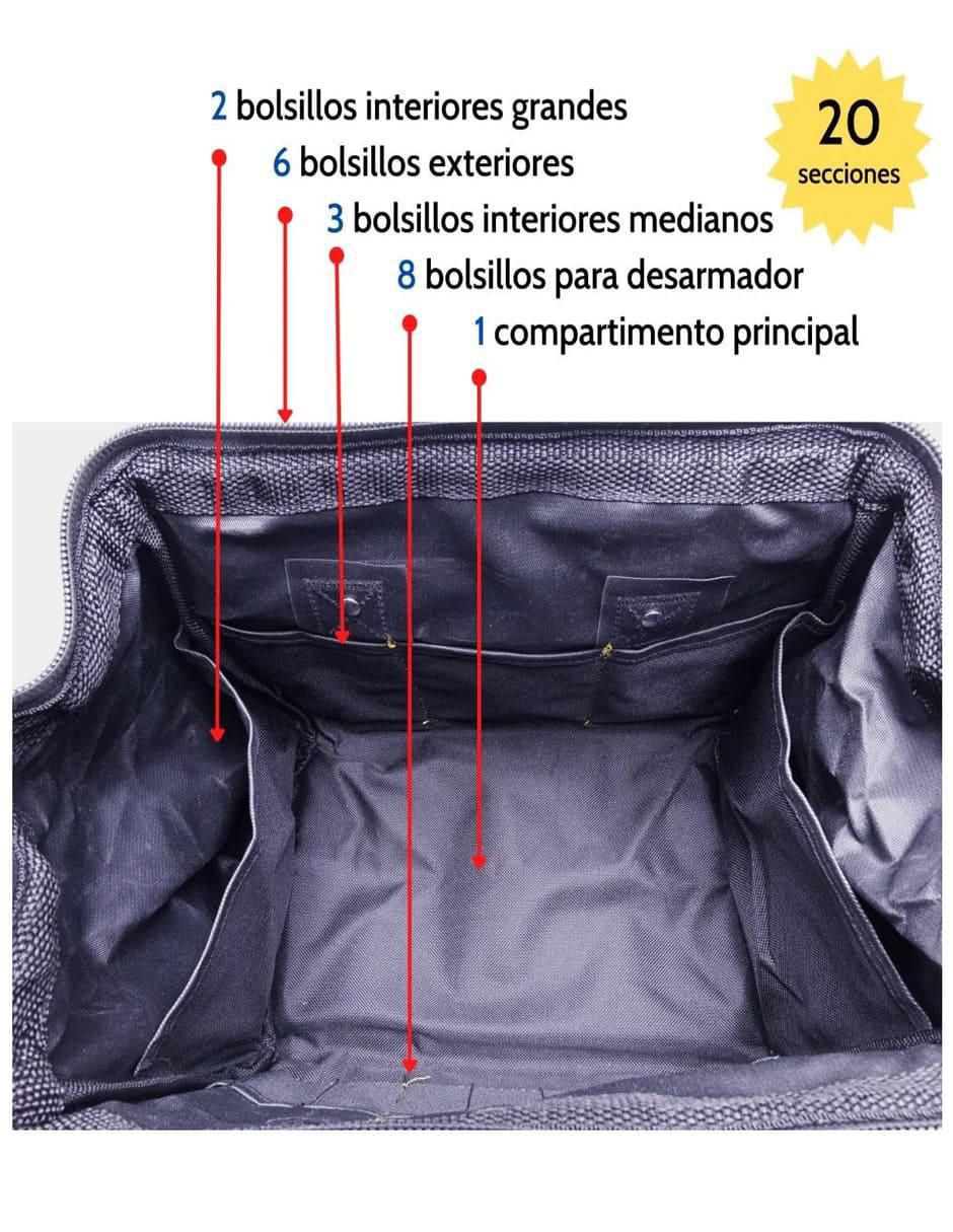 Bolsa portaherramientas para multiusos de lona 3