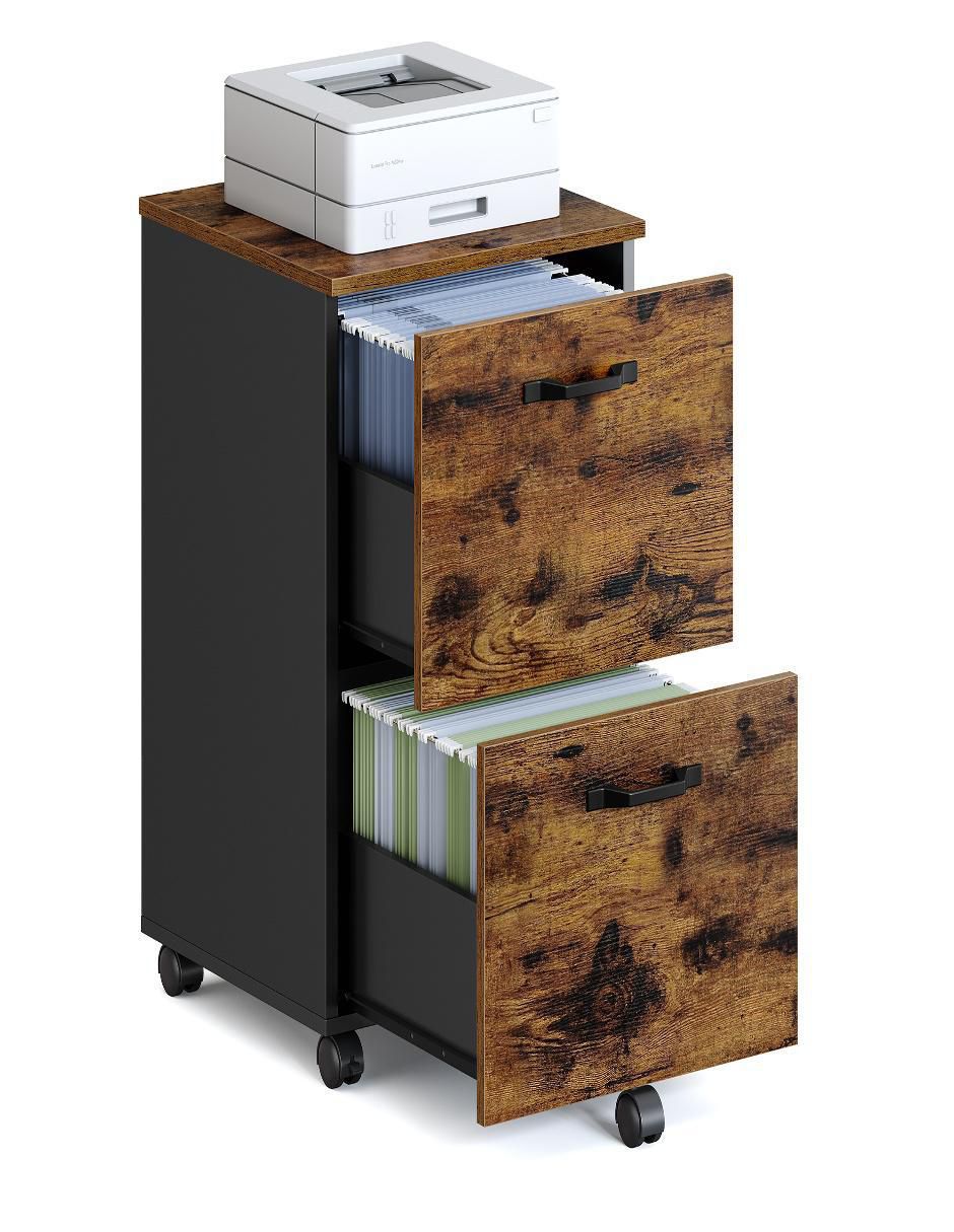 Gabinete armable Karsen de madera con metal 3