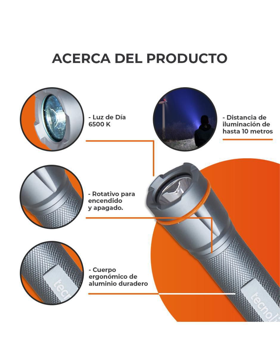 Linterna de mano LT120143G Revati i 5