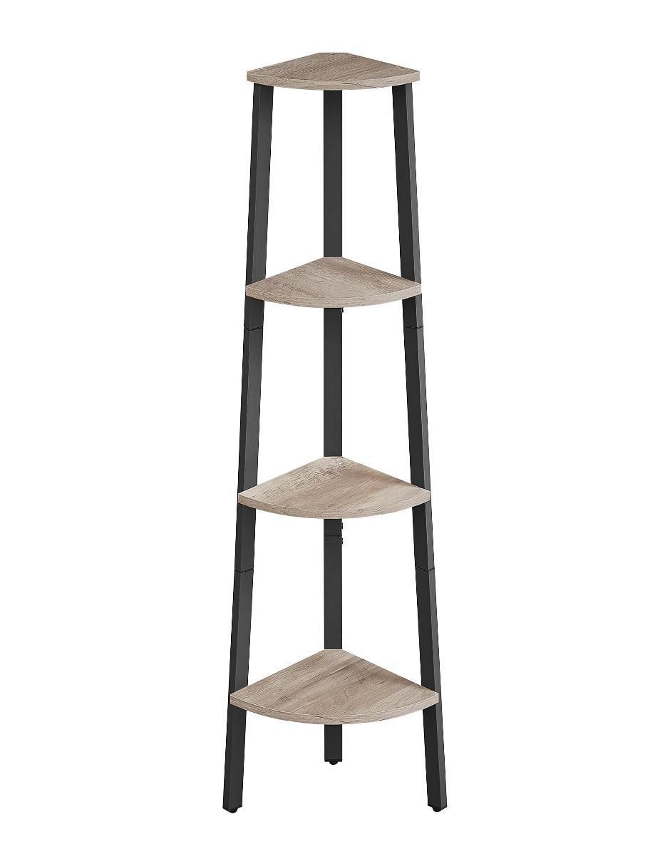 Estante de madera con metal Barnet MLLS034M01