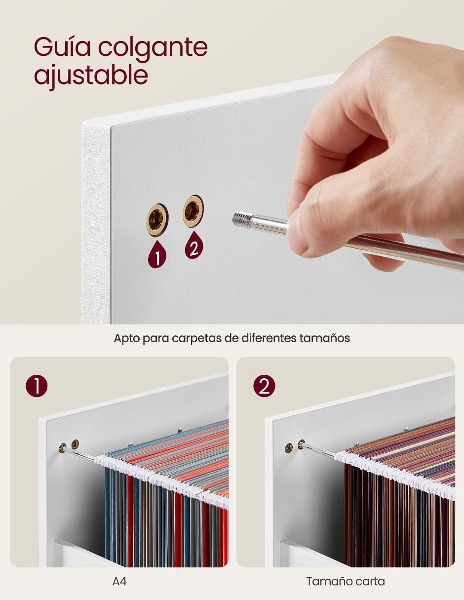 Gabinete armable Bostor de aglomerado y MDF 3