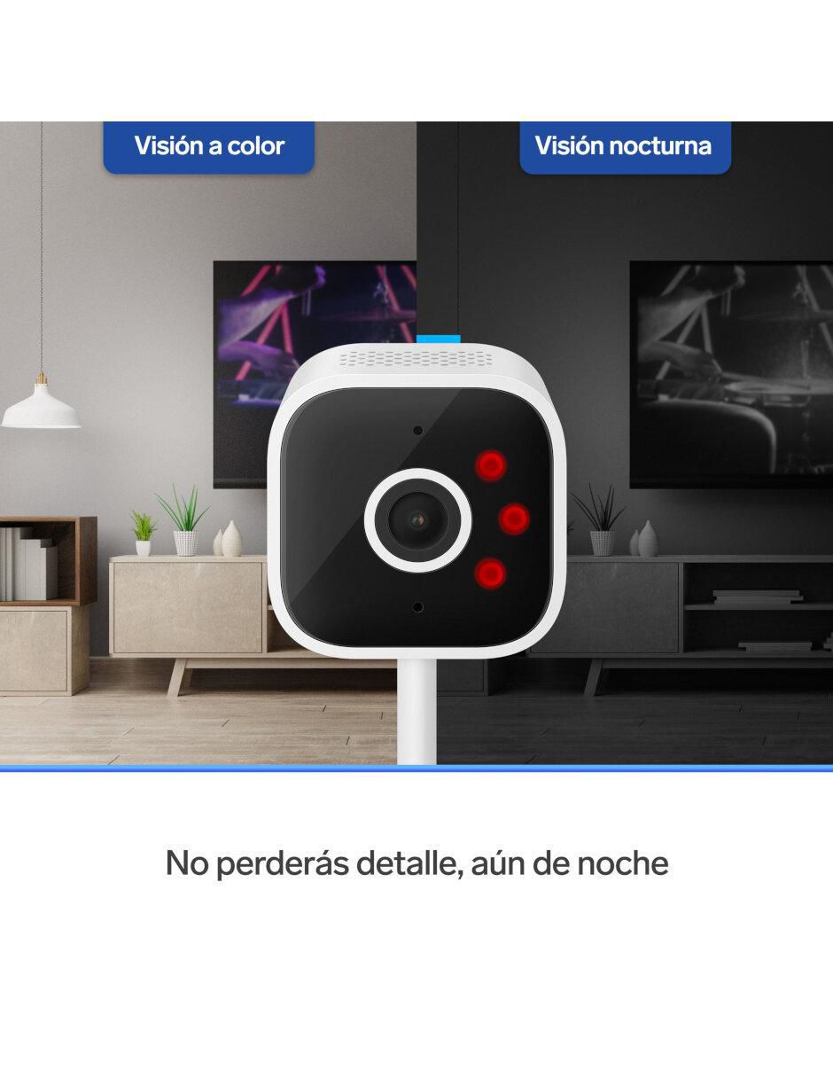 Cámara individual de seguridad alámbrica Full HD 47° a 100° con capacidad para grabar visión nocturna para interior 7