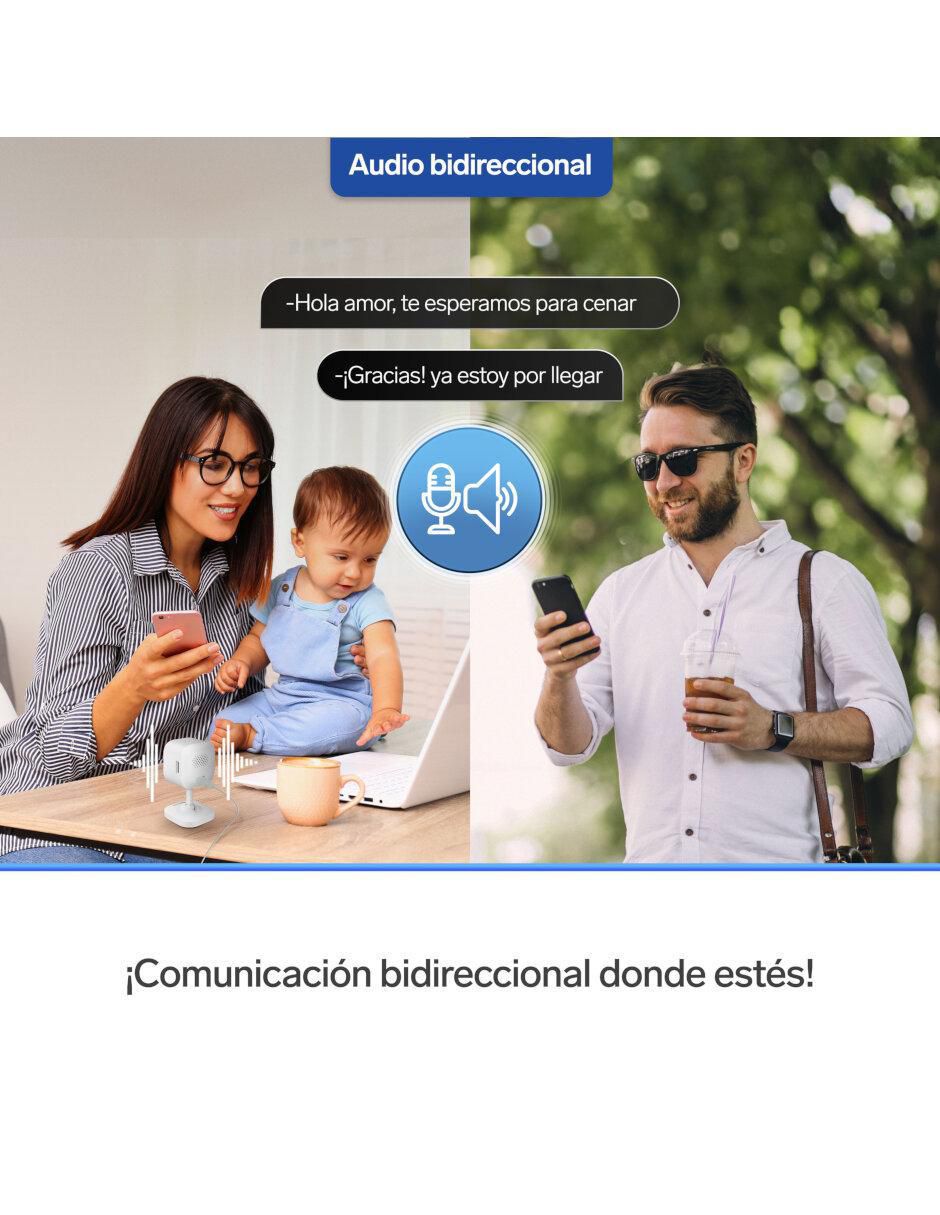 Cámara individual de seguridad alámbrica Full HD 47° a 100° con capacidad para grabar visión nocturna para interior 9
