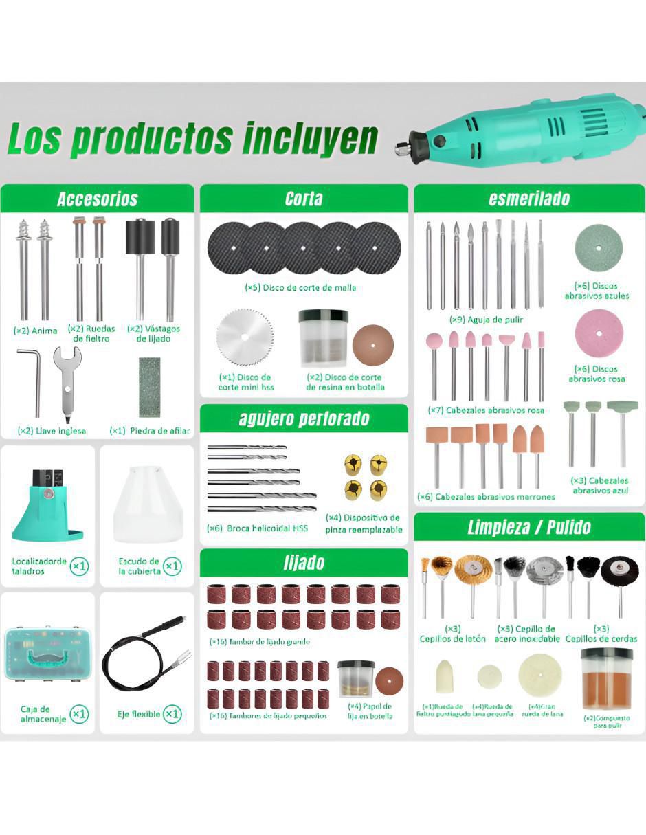 Set taladro XTLLAR3031 de 110 - 120 V 3