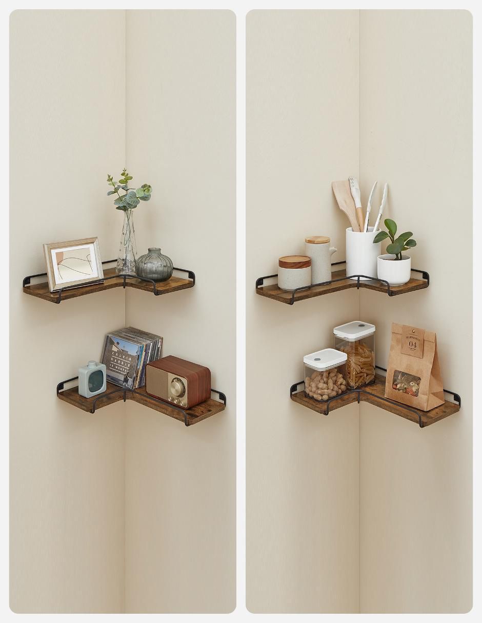 Estante de madera con metal Colex MLLS831B01 2