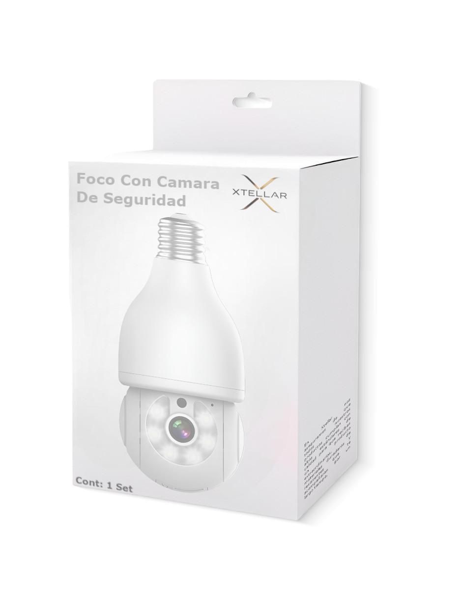 Cámara individual de seguridad inalámbrica Full HD 360° con capacidad para grabar visión nocturna para interior 5