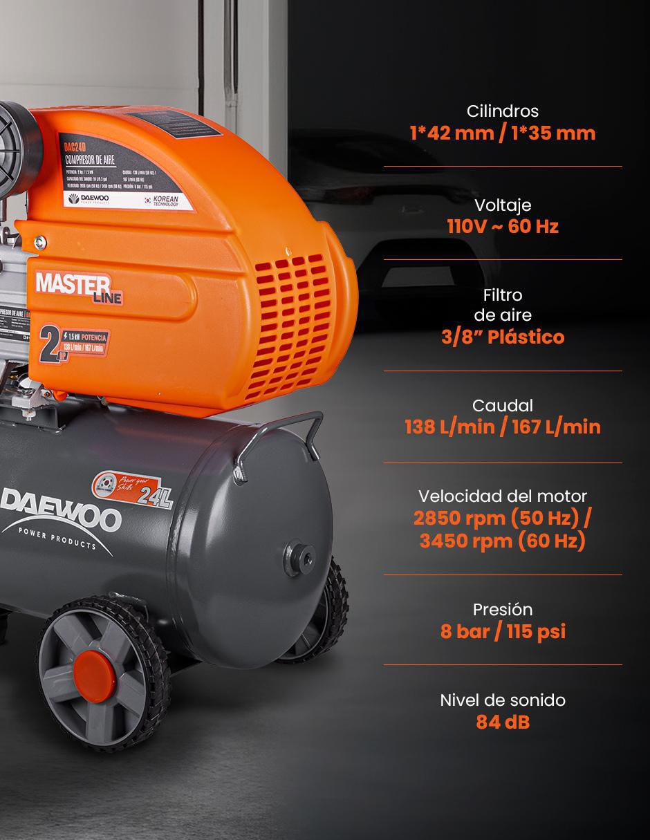 Compresor 24 l 2 hp 4