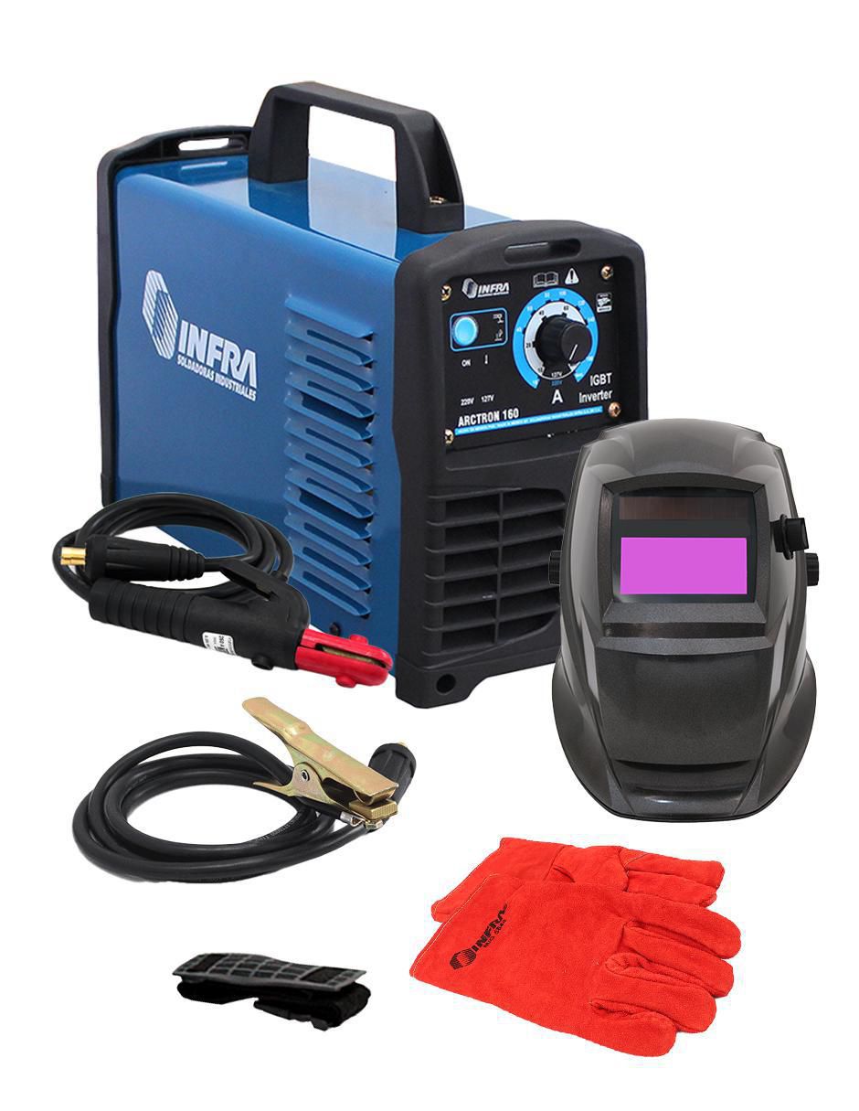 Soldadora Kit Arctron 160 160 A