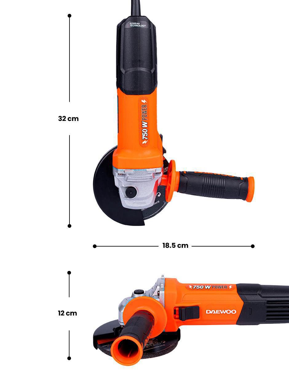 Amoladora daag115-75b de 127 v 7