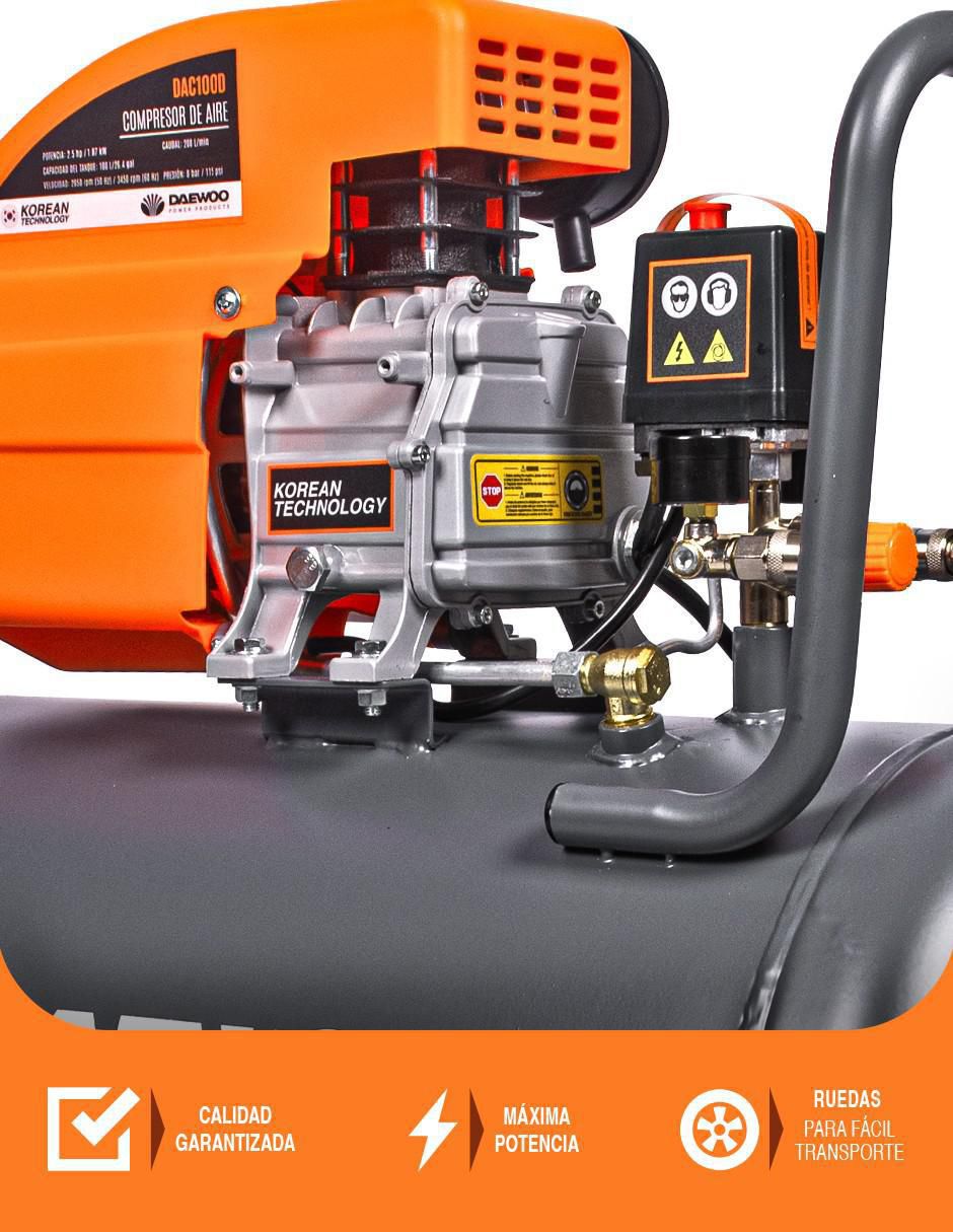 Compresor 50 l 2.5 hp 6