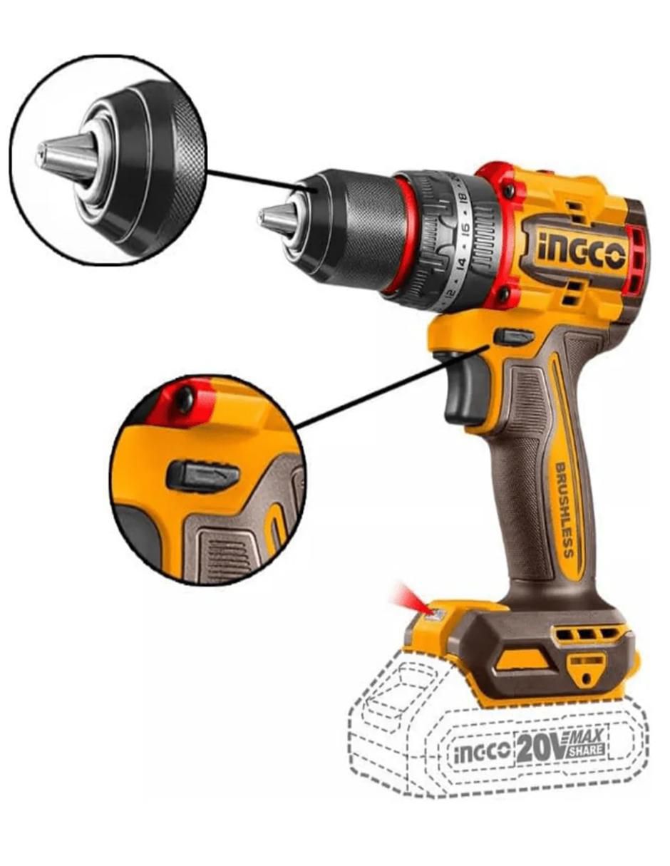 Set taladro atornillador inalámbrico UCIDLI20558 de 20 V 1