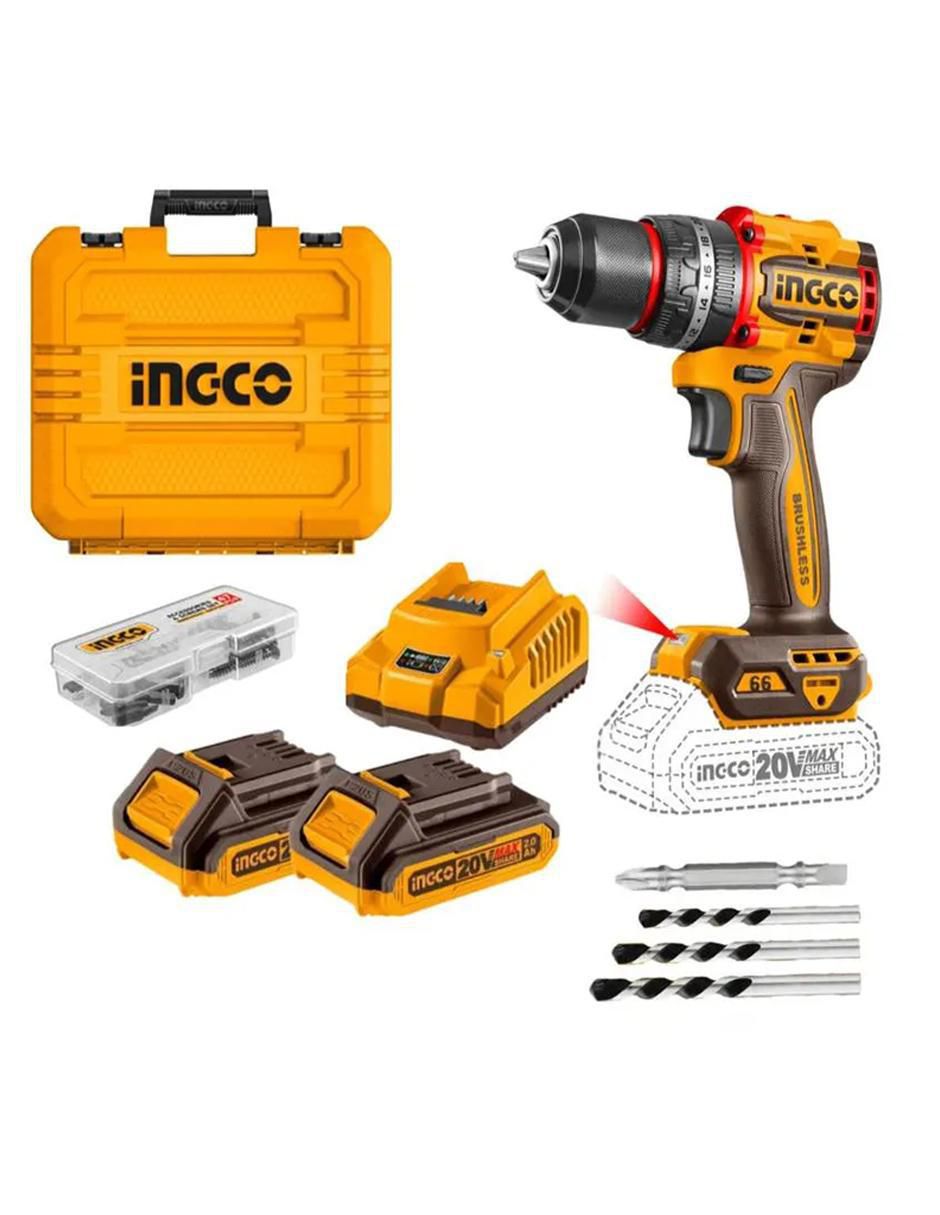 Set taladro atornillador inalámbrico UCIDLI20558 de 20 V