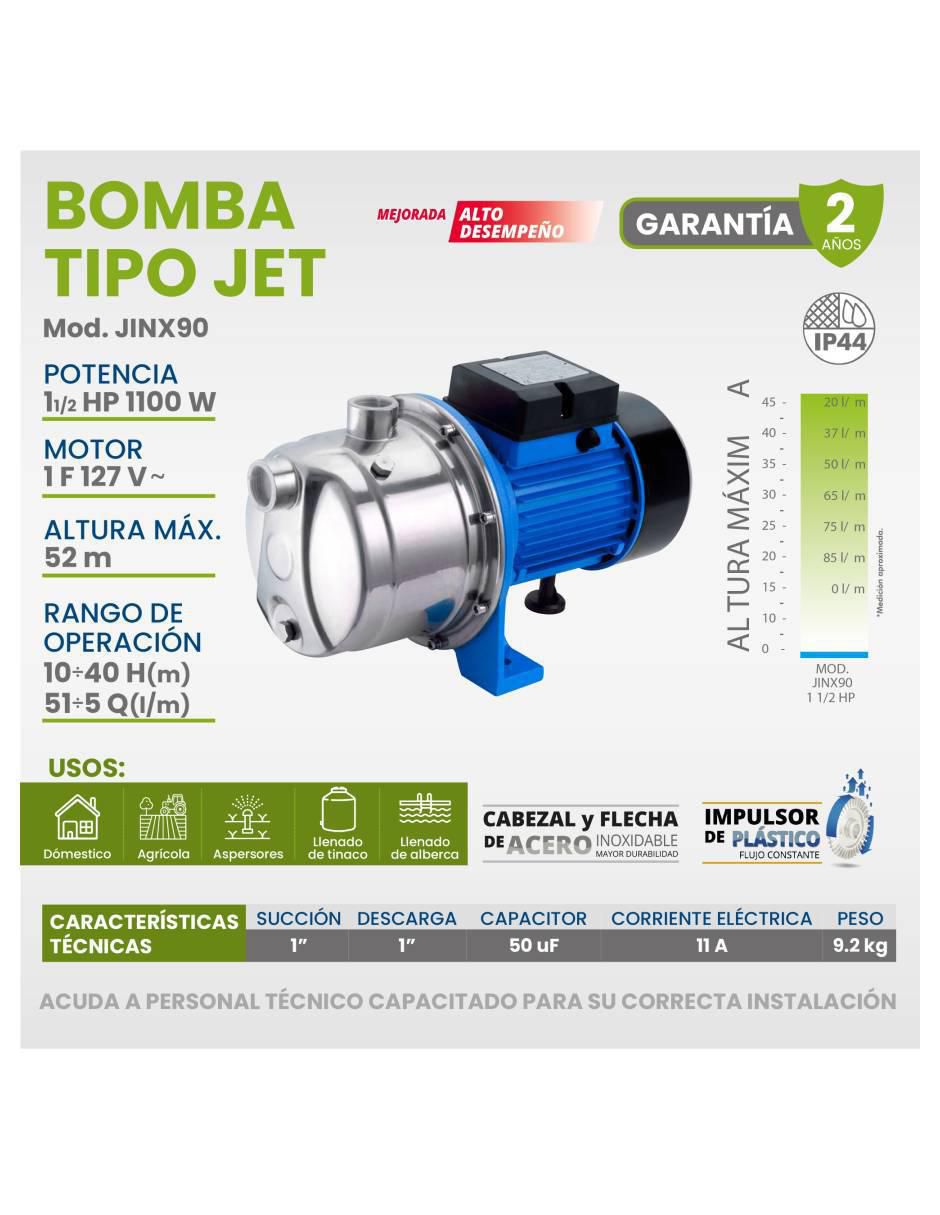 Bomba de agua Jet 1 1/2 hp 2