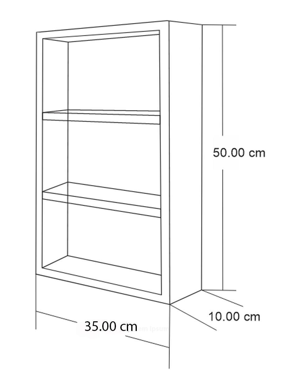 Botiquín repisa de MDF 3