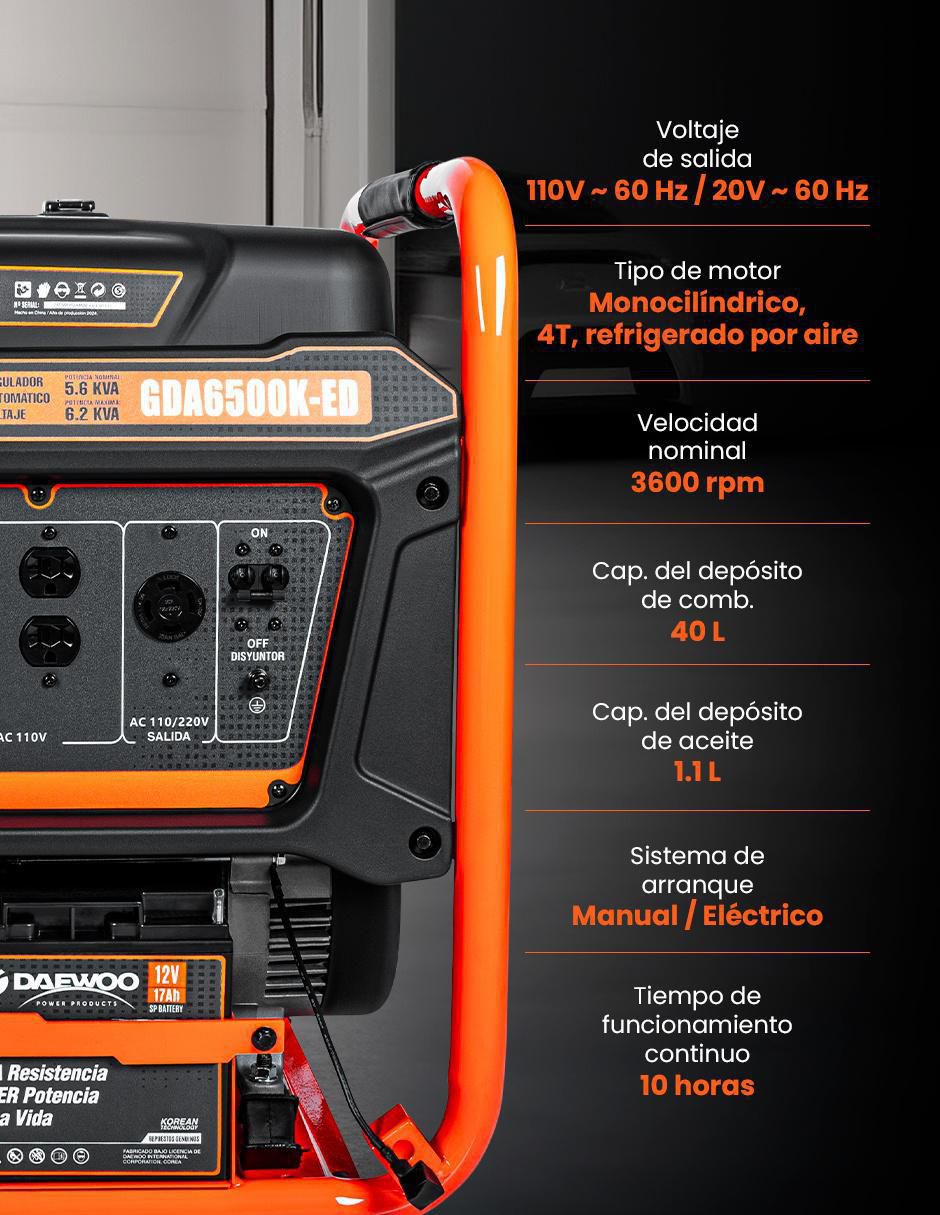 Generador de gasolina 4