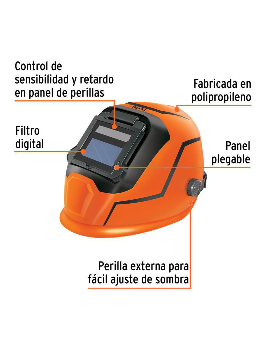 Careta para soldar Profesional Digital 2