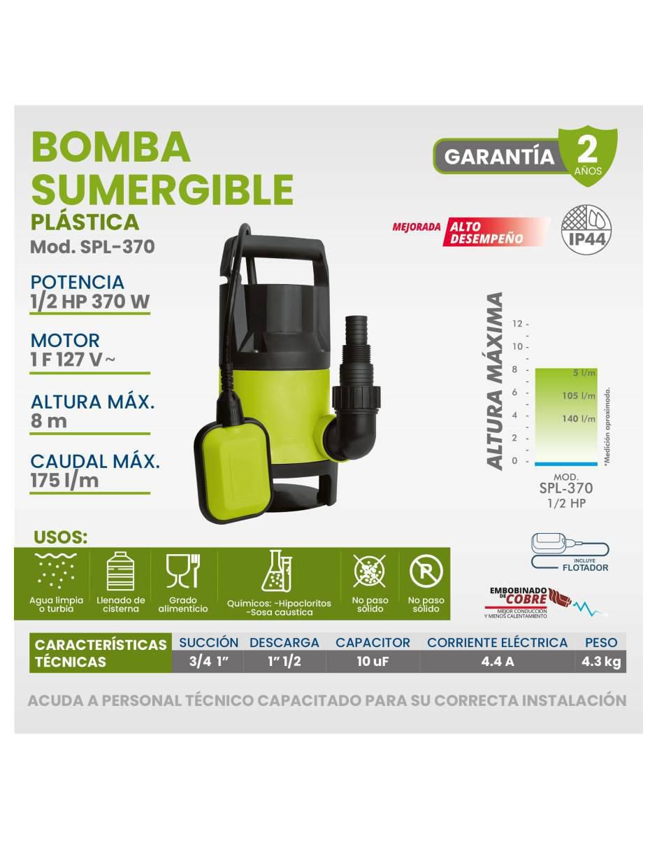 Bomba de agua sumergible 1/2 HP 3