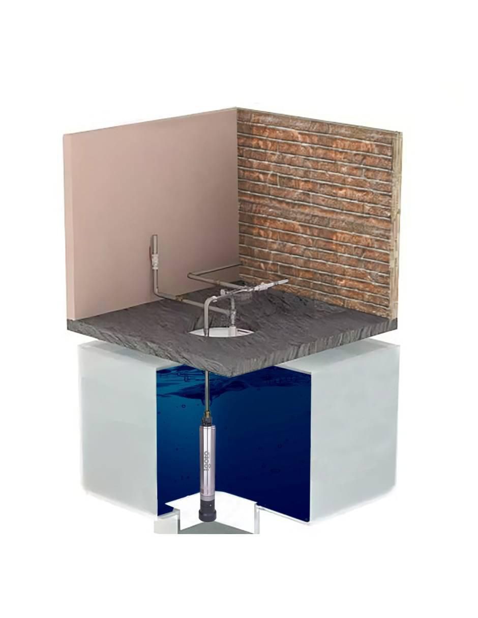 Bomba de agua sumergible 1 1/2 HP 4