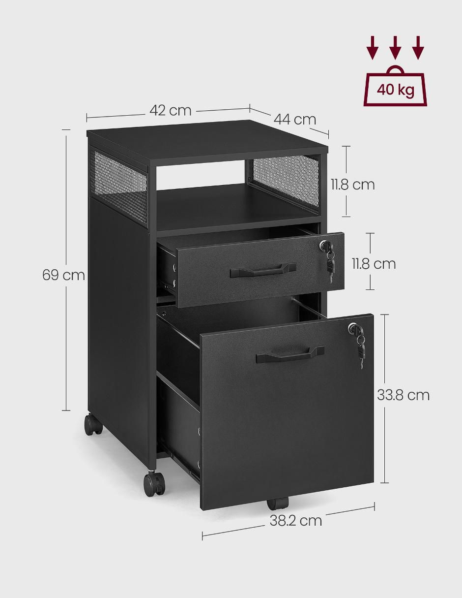 Gabinete superior armable Bostor de madera con metal 4