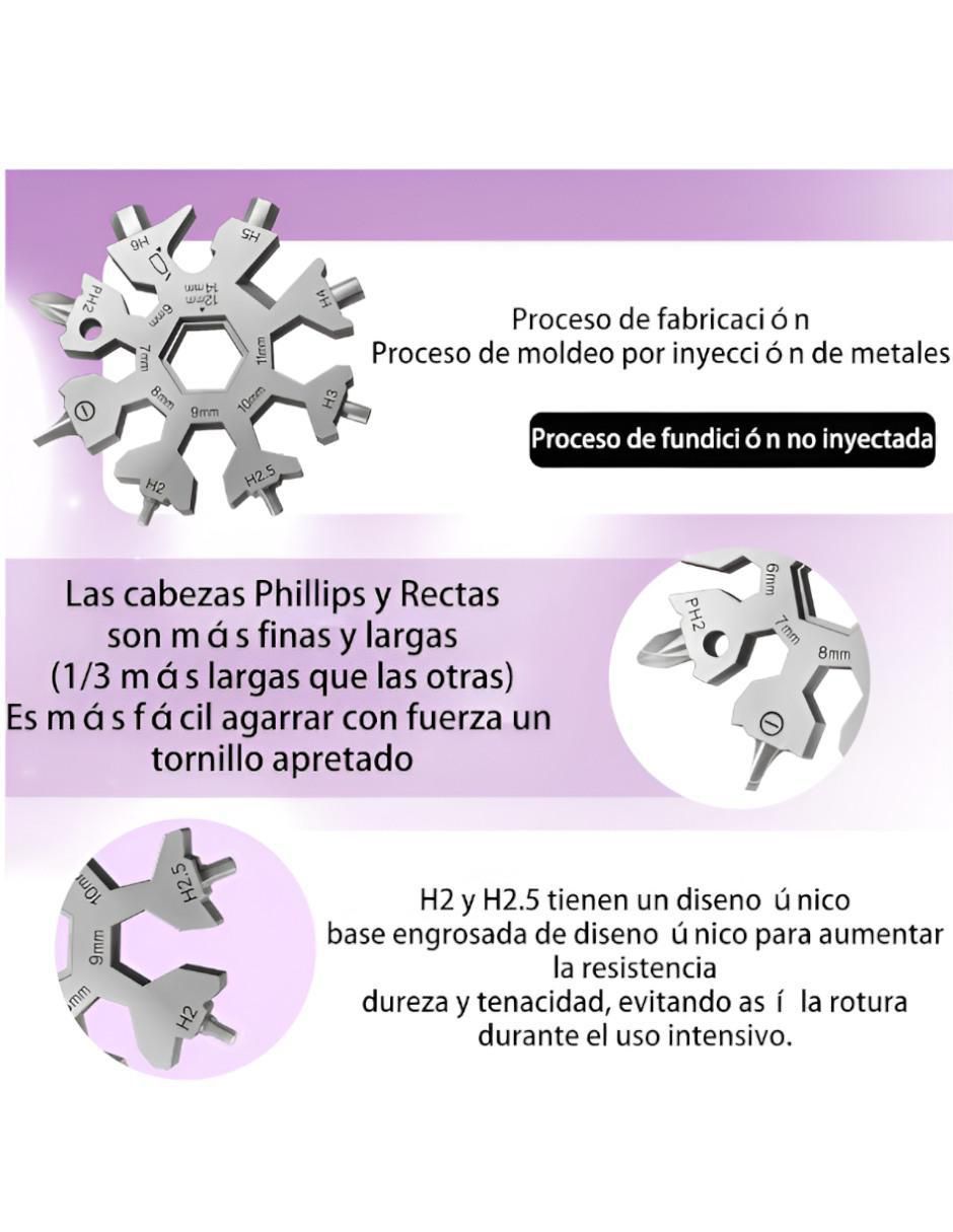 Llave mixta punta hexagonal 2