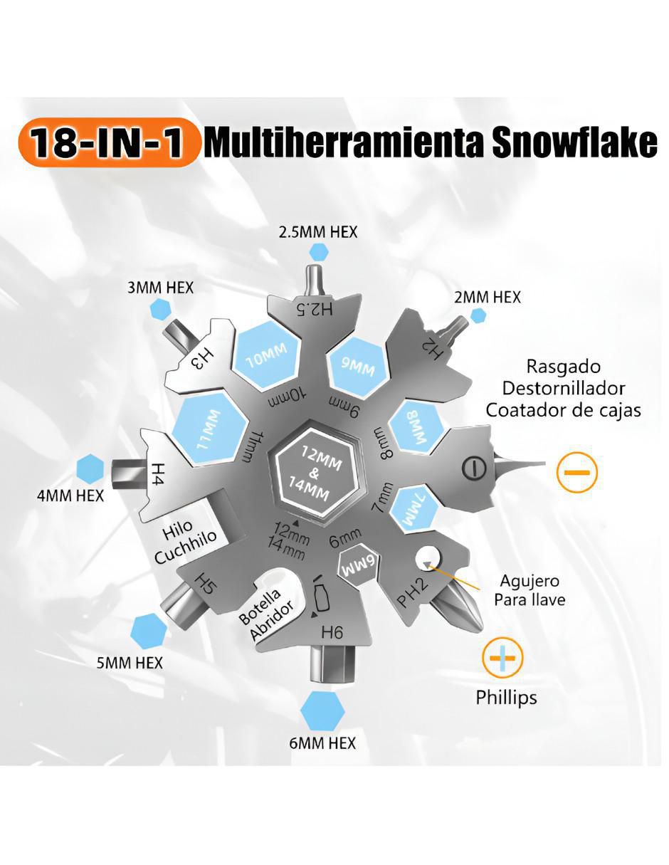 Llave mixta punta hexagonal 3