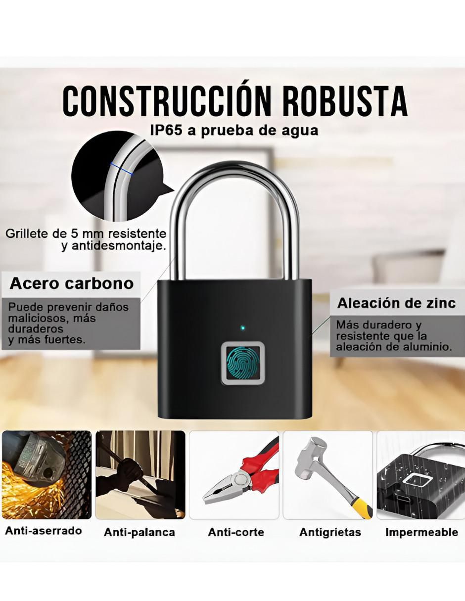 Candado de alta seguridad digital 3