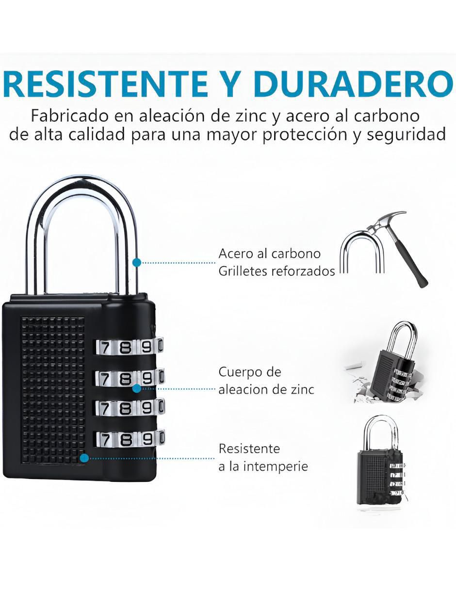 Candado de alta seguridad de combinación 2