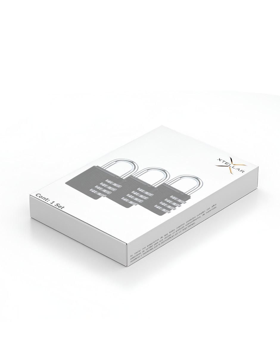 Candado de alta seguridad de combinación 4