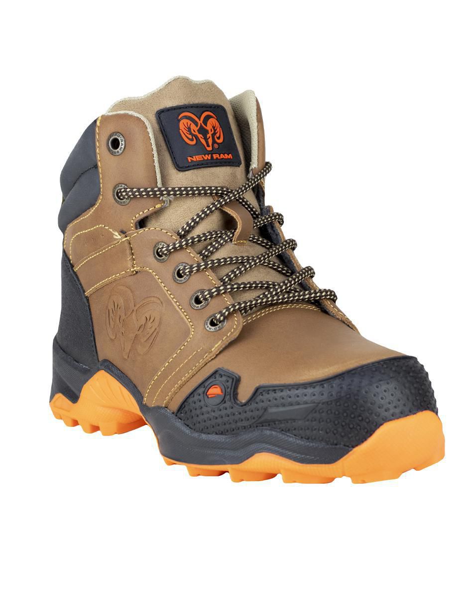 Bota industrial de cuero y tela Bota industrial de cuero y tela