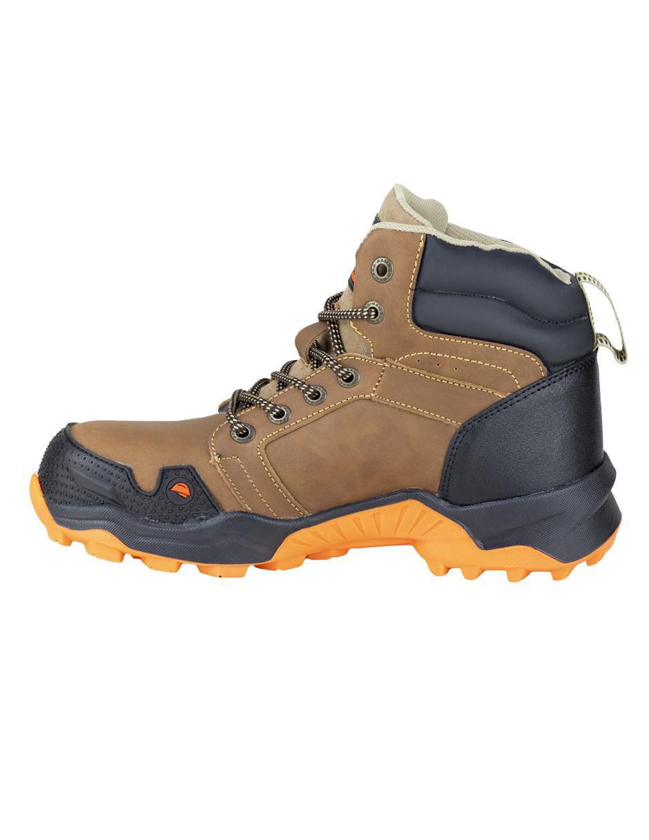 Bota industrial de cuero y tela 3