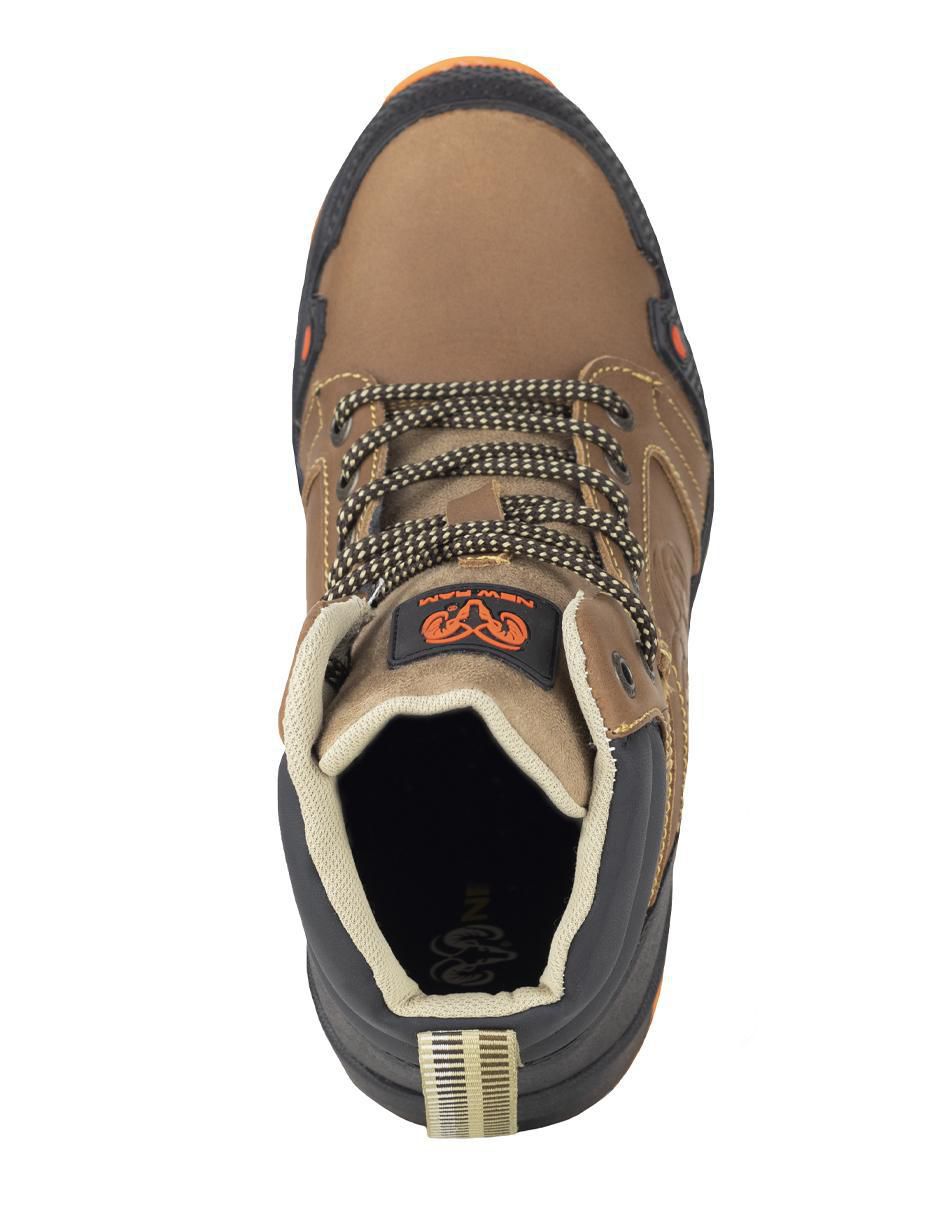 Bota industrial de cuero y tela 6