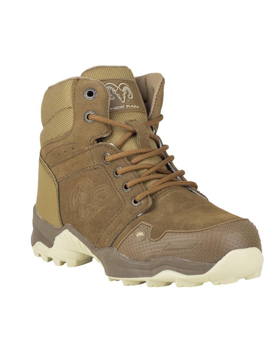 Bota industrial de cuero y tela Bota industrial de cuero y tela