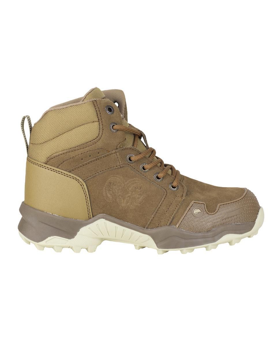 Bota industrial de cuero y tela 2