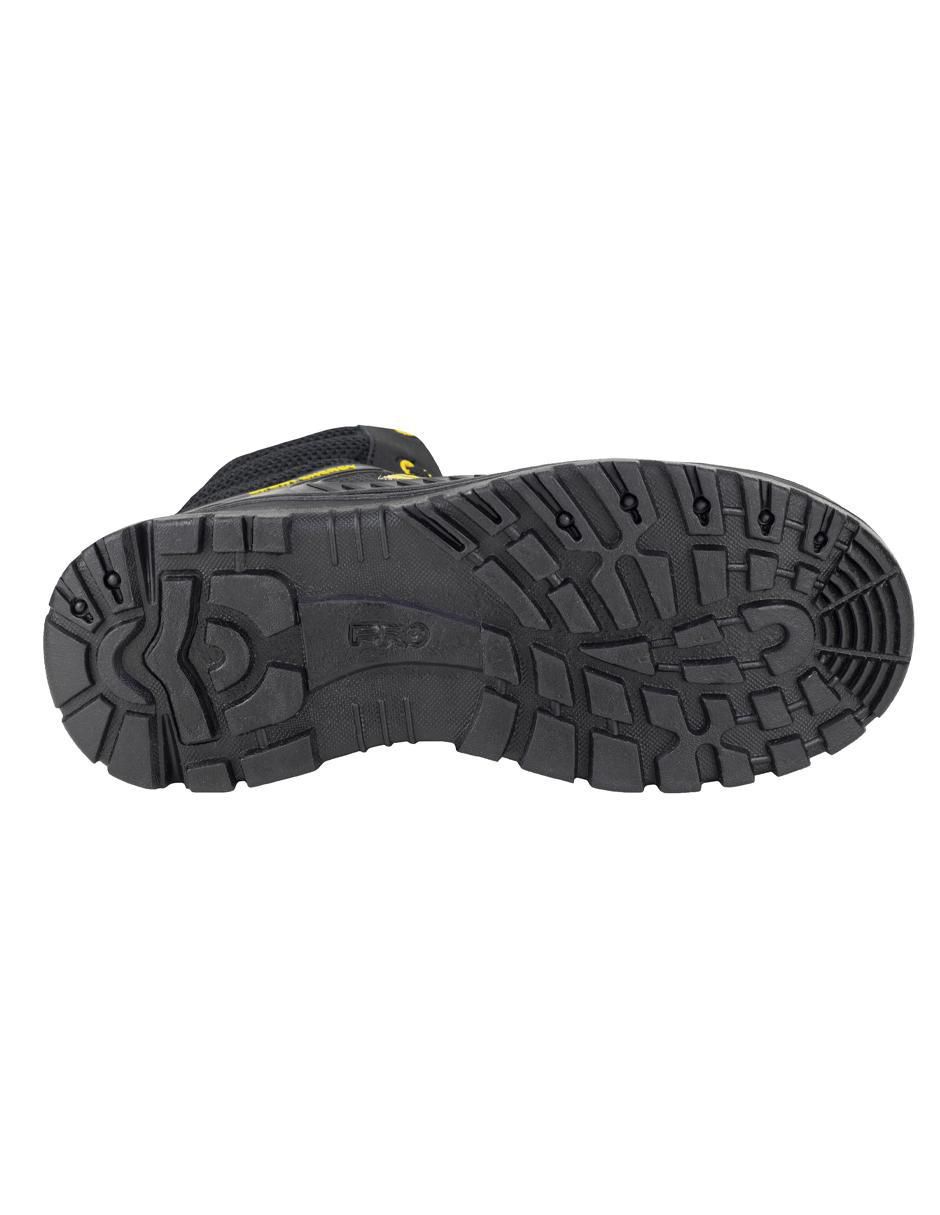 Bota industrial de cuero y tela 4
