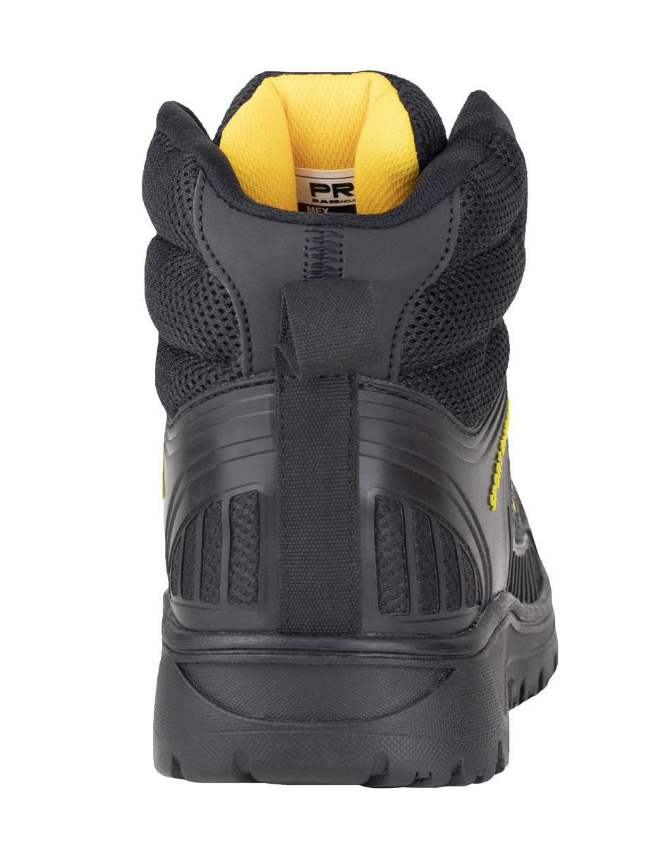 Bota industrial de cuero y tela 5