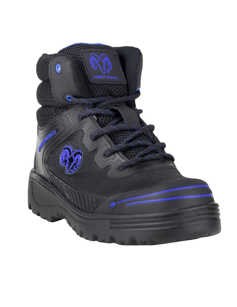Bota industrial de cuero y tela Bota industrial de cuero y tela