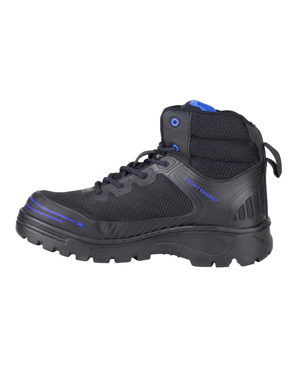 Bota industrial de cuero y tela 3