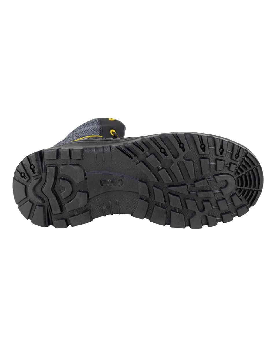 Bota industrial de cuero y tela 4