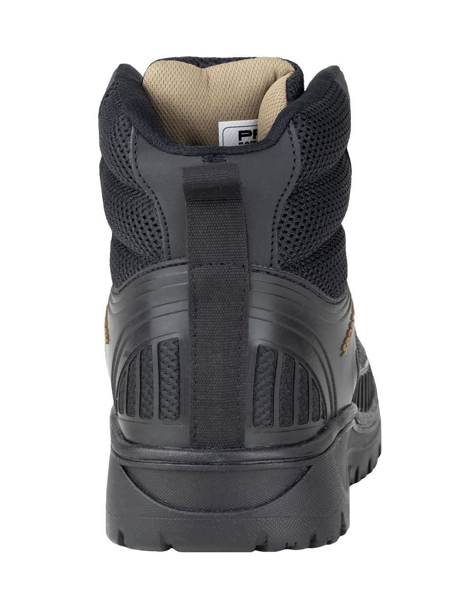 Bota industrial de cuero y tela 5