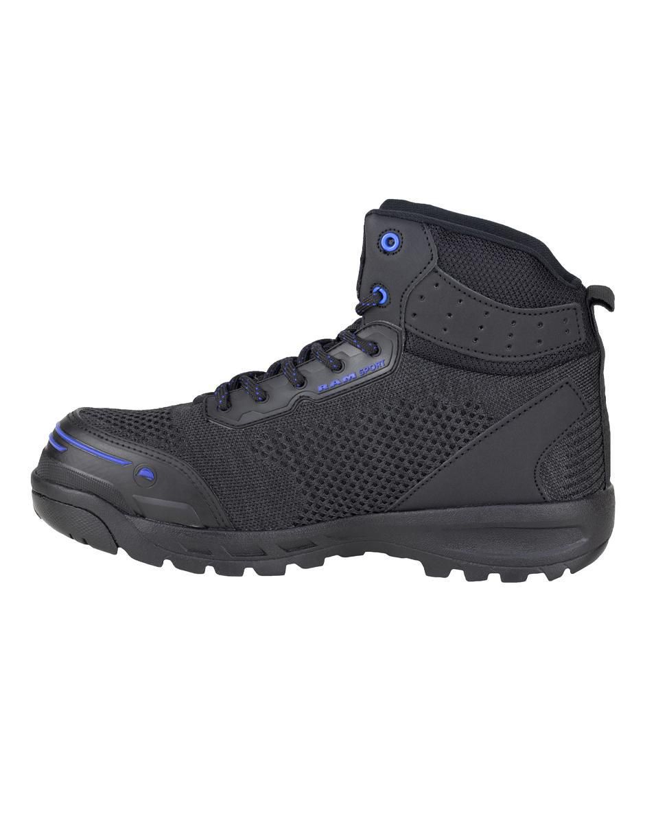 Bota industrial de cuero y tela 3