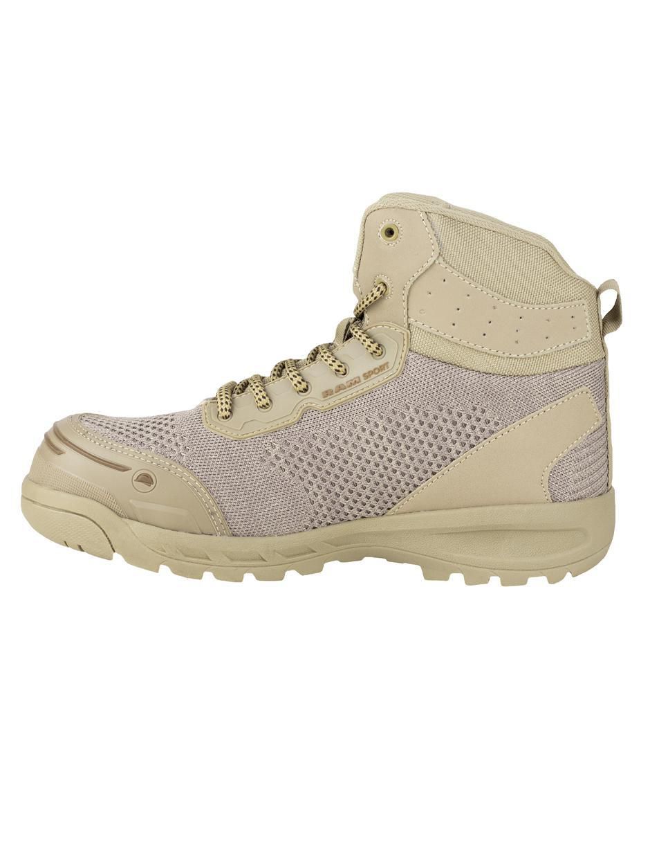 Bota industrial de cuero y tela 3