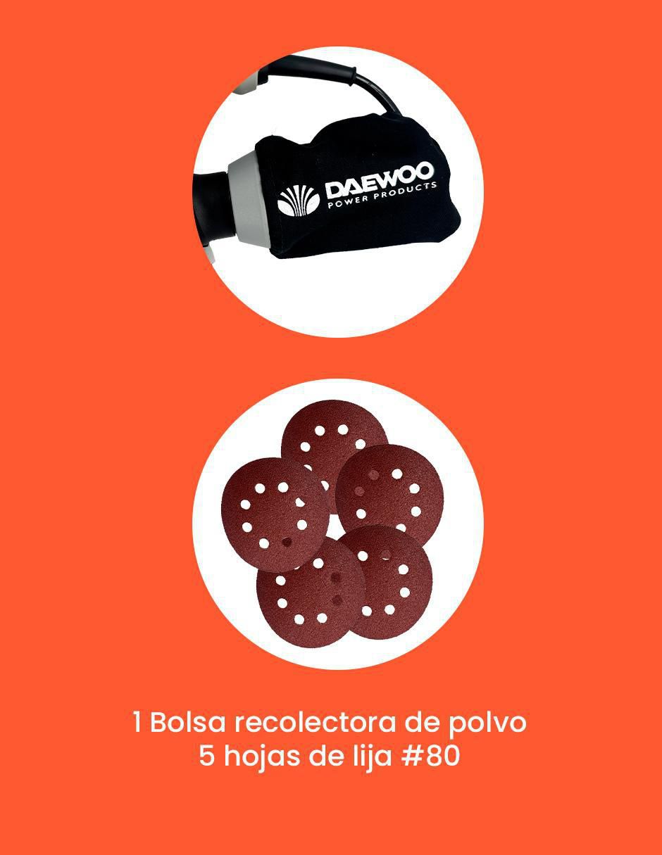 Lijadora orbital roto orbital 300 w 6