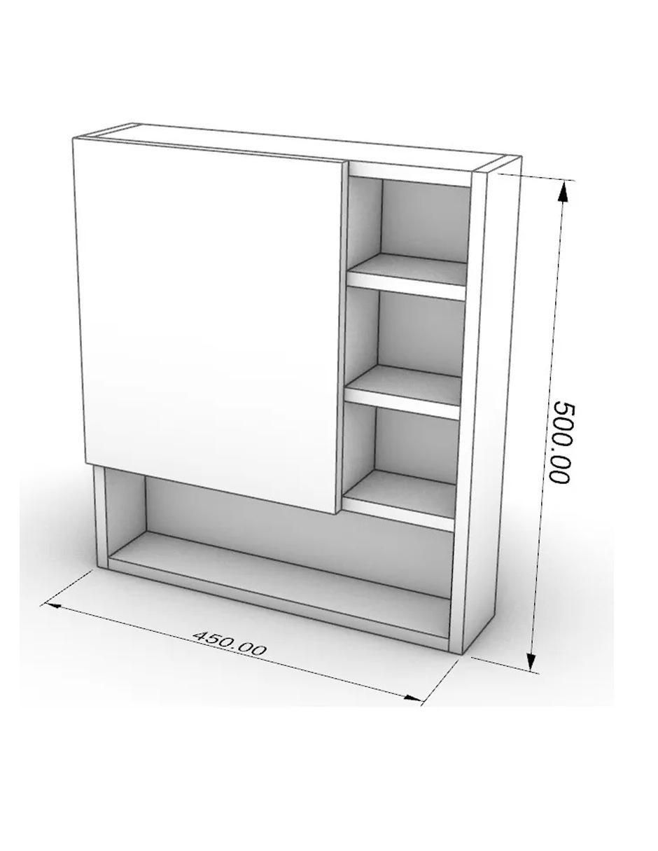 Botiquín repisa MDF 6