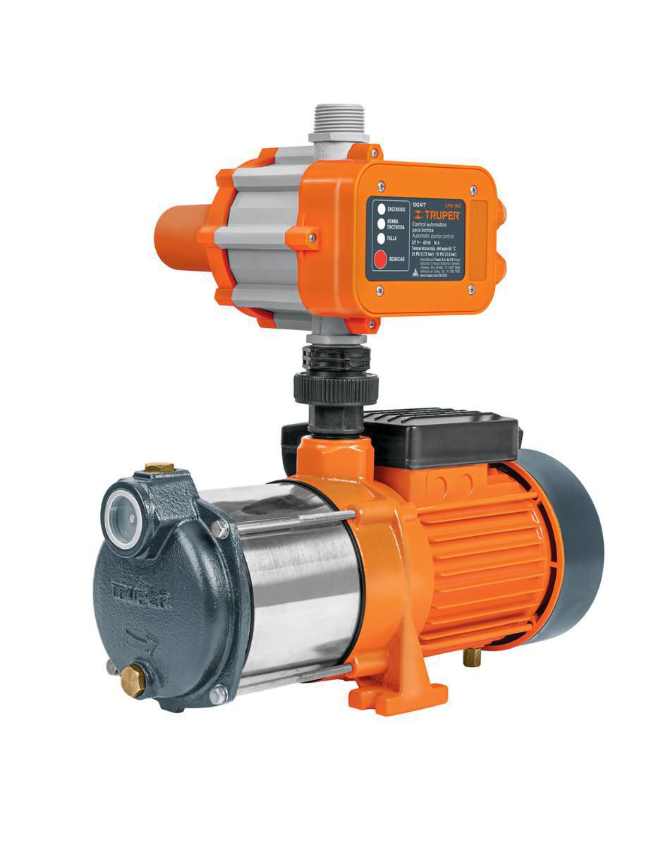 Bomba de agua multietapas 1 HP